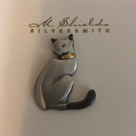Jewelry - NWT Mark Shields Purrsnickitty pin
